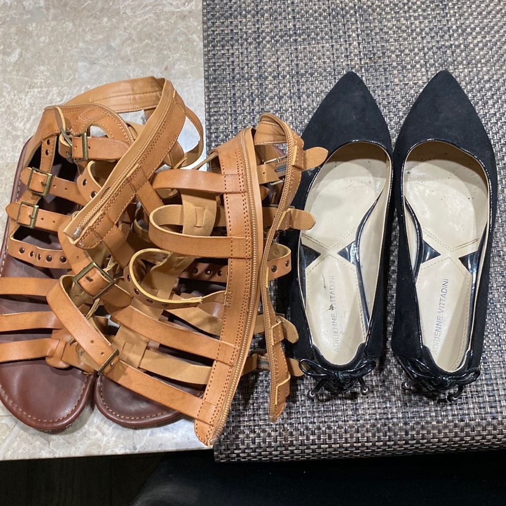 Sandals and flats
